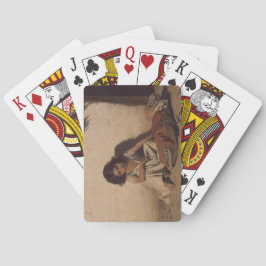 Baralho Menina com bebê (Pobre Criança da Rua)