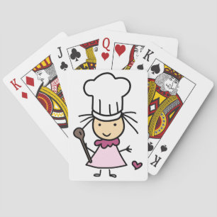 Baralho Menina de Chef