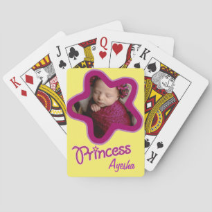 Baralho Menina de fotografia estrela nome princesa cor-de-