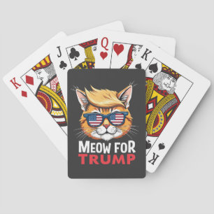 Baralho Meow For Trump Cat Kitten Vote