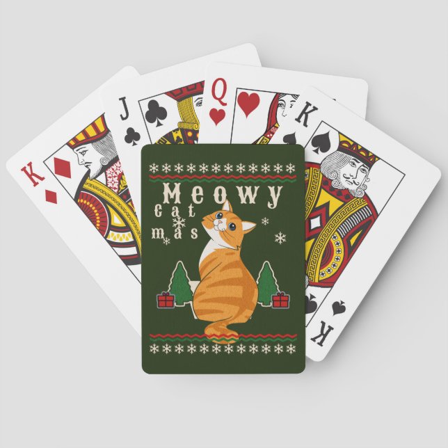 Baralho meowy catmas  (Verso)
