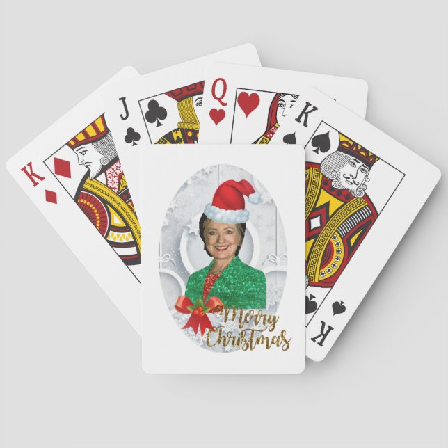 Baralho merry xmas Hillary clinton (Verso)