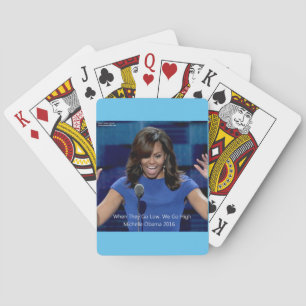 Baralho Michelle Obama "Nós Vamos Alto" Colecionável
