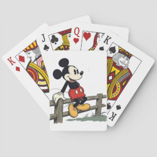 Baralho Mickey está na cerca pacífica