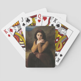 Baralho Mignon (Jovem Francesa Doce) (por Bouguereau)