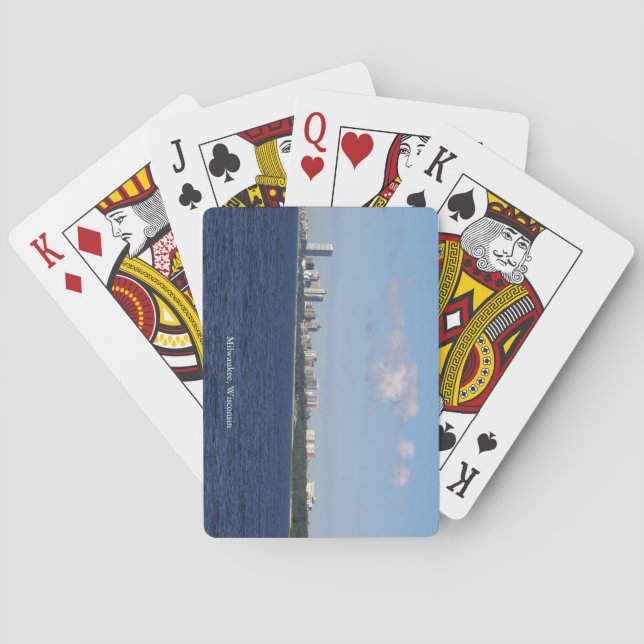 Baralho Milwaukee Skyline joga cartas (Verso)