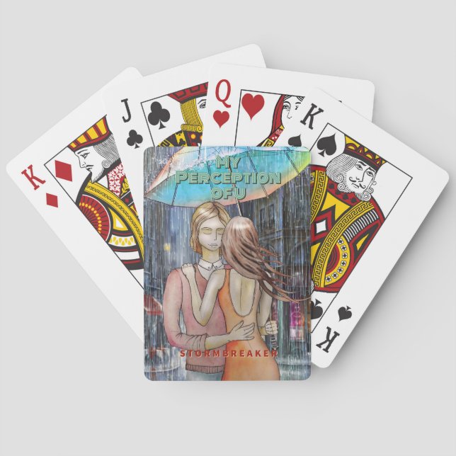 Baralho Minha percepção de nós jogando cartas (Verso)