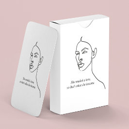 Baralho Mínima Negra Ela Se Tornou Uma Menina De Inspiraçã