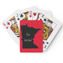 Minnesota Você Betcha Jogando Cartões