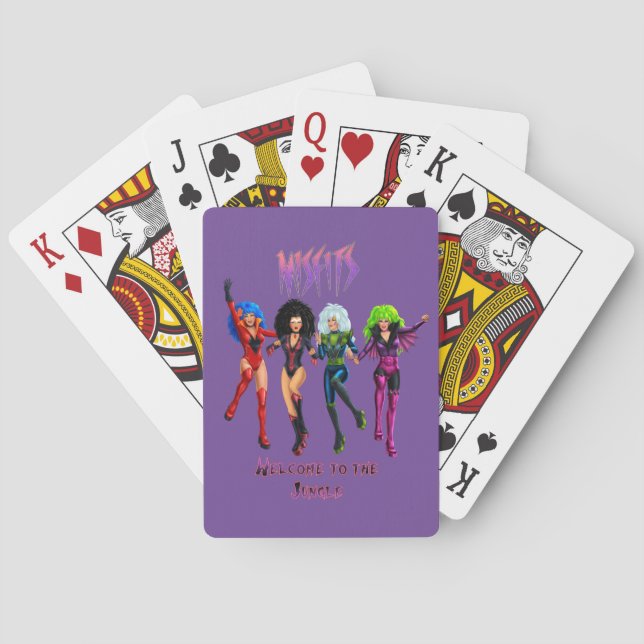 Baralho Misfits - Welcome to the Jungle - card game (Verso)