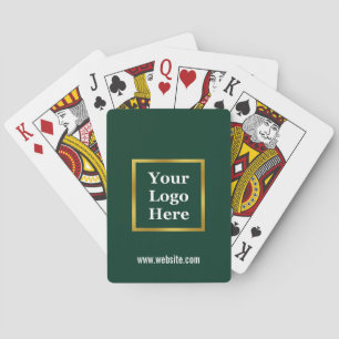 Baralho Modelo Business Site Seu Logotipo Aqui Árvore Escu