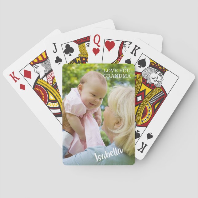 Baralho Modern Baby Photo Christmas (Verso)