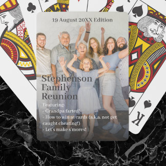 Baralho Modern Family Reunion Photo Magazine Cover