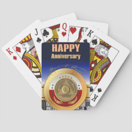 Baralho Moedas do aniversário de 50 anos Você é um Prêmio