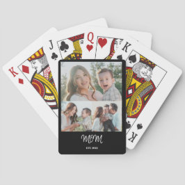 Baralho Mom Established, 3-Photo Poker Cards