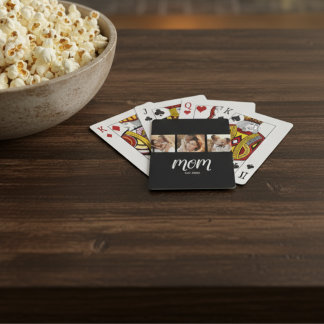 Baralho Mom Established Modern Bold Script Black 3 Photo