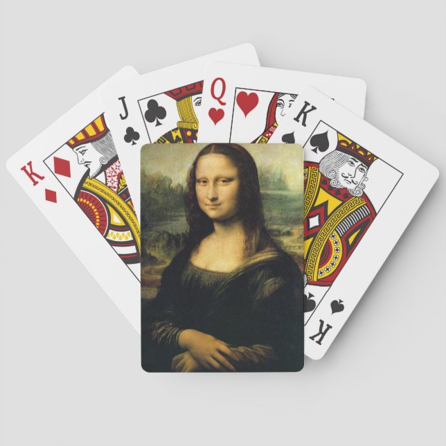 Baralho Mona Lisa, Leonardo da Vinci (Verso)