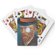 Monocle Van Gogh Em Cartões Que Jogam Com O Melhor