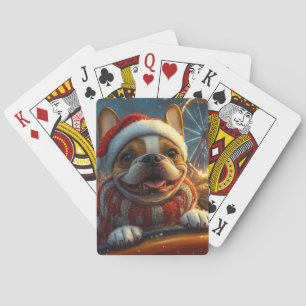 Baralho Montanha Russa de Cachorro Boxer Natal