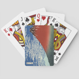 Baralho Monte Fuji em tempo limpo (Red Fuji) (Hokusai)