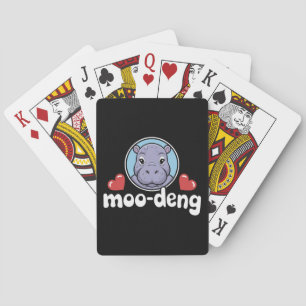 Baralho Moo Deng Porco Saltitante em Imagem Tailandesa de 