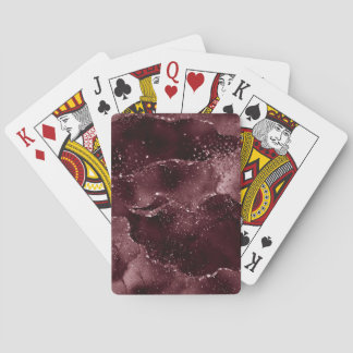Baralho Moody Agate | Vinho Bordéus Sangria Merlot Maroon