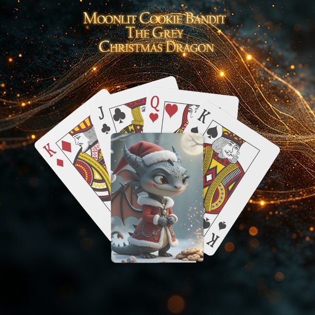 Baralho Moonlit Cookie Bandit – The Grey Christmas Dragon. (Criador carregado)