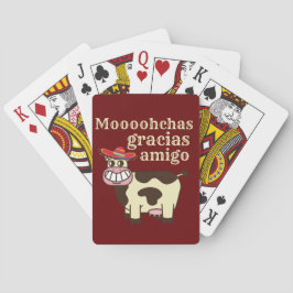 Baralho MOOOHCHAS GRACIAS AMIGO engraçado cinco de mayo