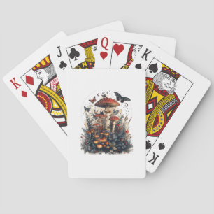 Baralho Morcegos E Cogumelo Lua Goblincore