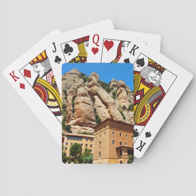 Baralho Mosteiro de Montserrat, Catalunha, Espanha (Verso)