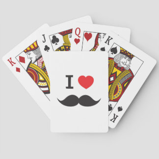 Baralho Moustache do amor