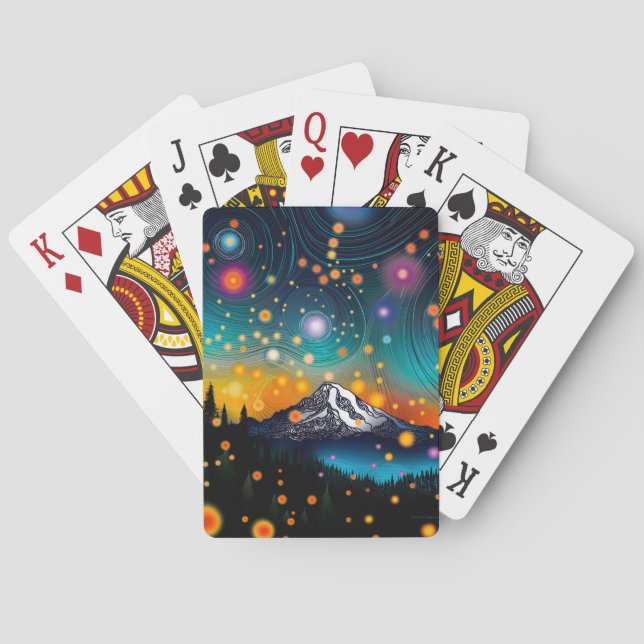Baralho Mt. Rainier Starry Sky (Verso)