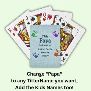 Baralho Mudar TODOS os nomes deste Papa pertence ao avô