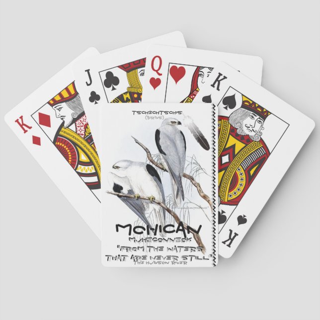 Baralho "Muheconneok~ as águas que nunca estão ainda" (Verso)