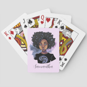 Baralho Mulher Afro-Americana Personalizada