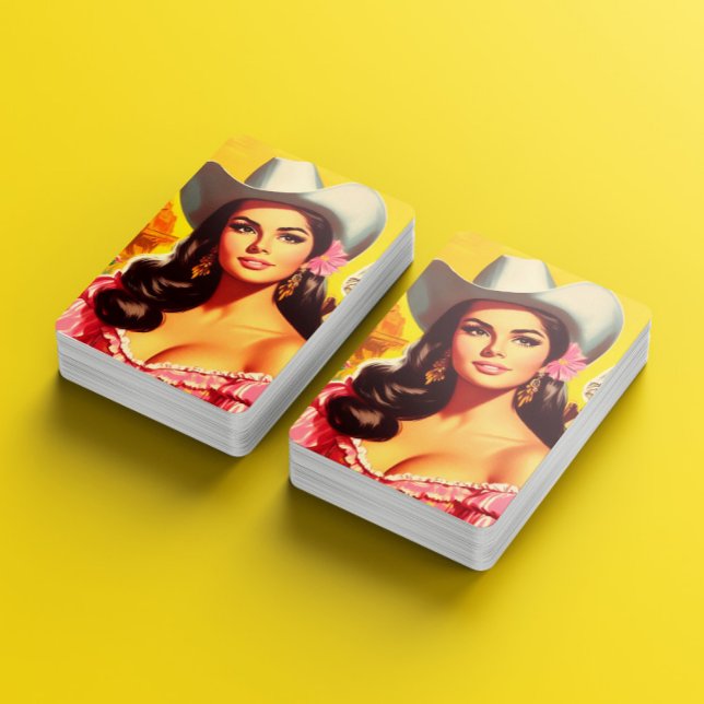 Baralho Mulher Country Retro (Criador carregado)