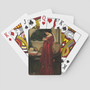 Baralho Mulher da Bola de Cristal Pintura de Waterhouse
