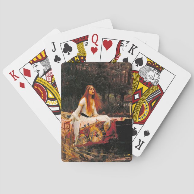 Baralho Mulher-d'água de Shalott (Verso)