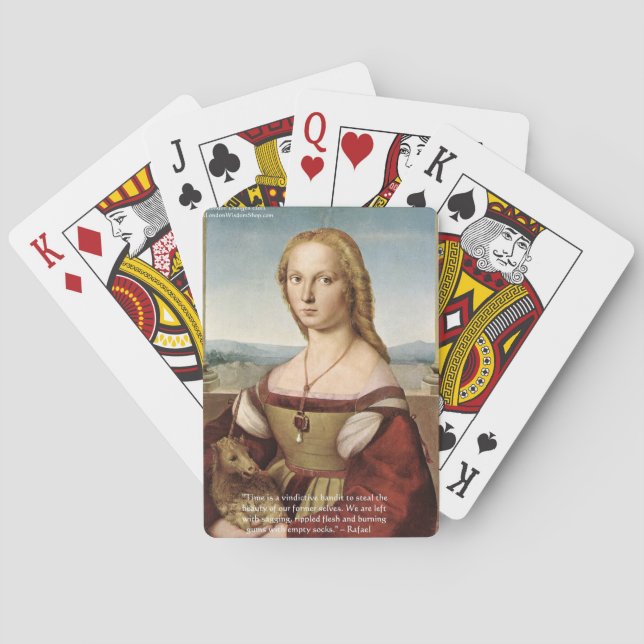 Baralho Mulher de Raphael C/ Cartões & Presentes de Unicór (Verso)