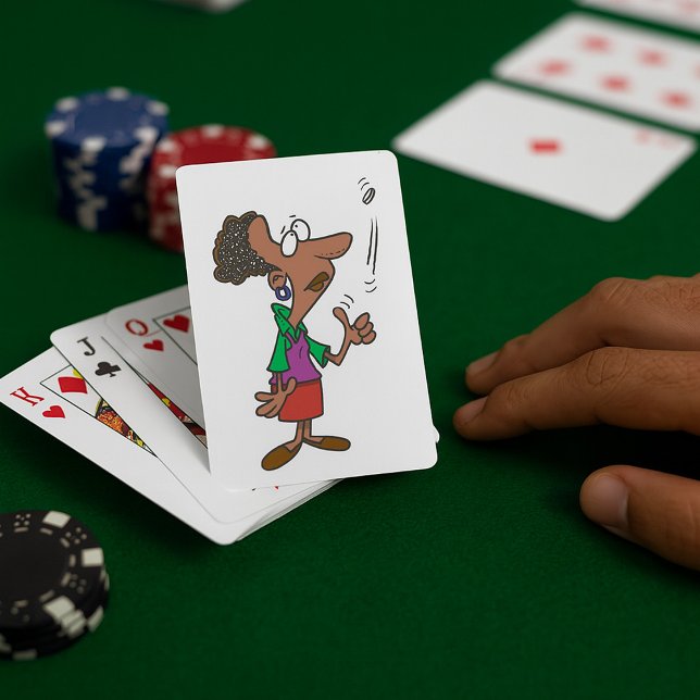 Baralho Mulher Jogando uma Moeda (Criador carregado)