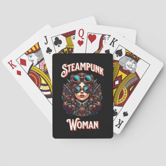 Baralho Mulher Steampunk (Verso)