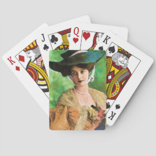 Baralho Mulher vitoriosa: cartas de jogar bonito