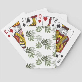 Baralho MultiVerde deixa cartas de jogar design