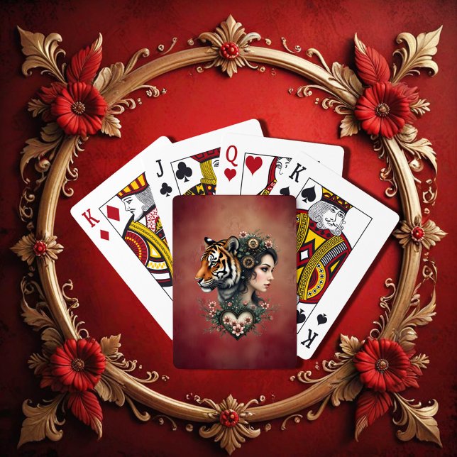 Baralho Mundo floral magnético steampunk (Criador carregado)