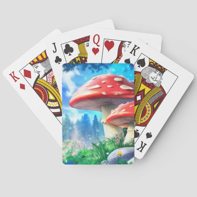 Baralho Mushroom Forest Fantasy Art (Verso)