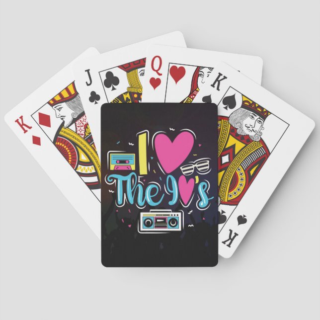 Baralho Music Art 90s - Festa Retro Cassette (Verso)