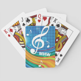 Baralho Music Illustration: cartões de reprodução personal