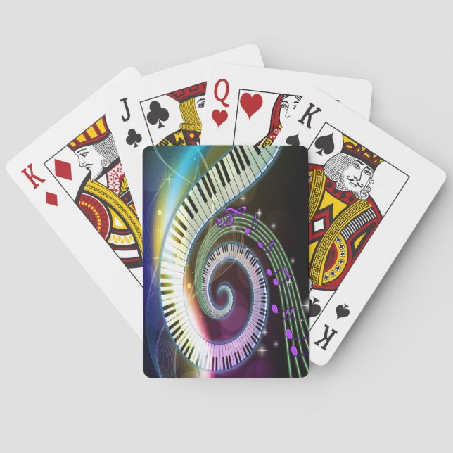 Baralho Música 1 Placas para Reprodução (Verso)