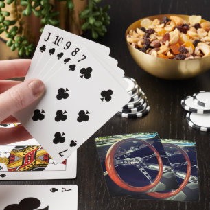 Baralho Mustang jogando cartas na velha escola