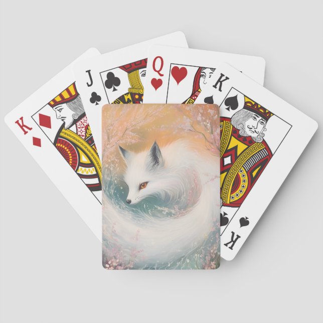 Baralho Mystic Bloom Primavera Fox Watercolor (Verso)